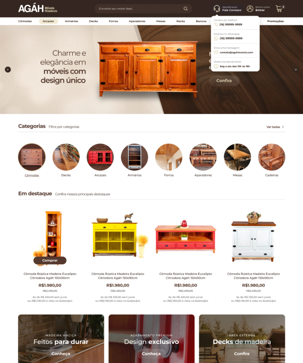 AGAH Móveis Rústicos